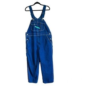 Key 100%Cotton Men's Big&Tall Denim Carpenter Overalls 42x29 Workwear Farmwear